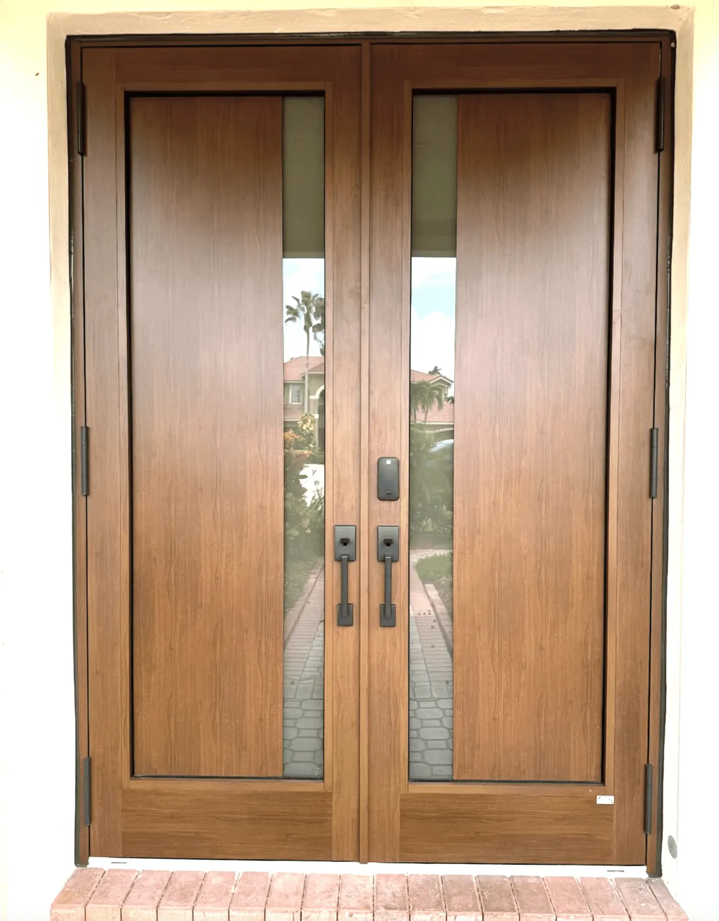 Impact entry door install