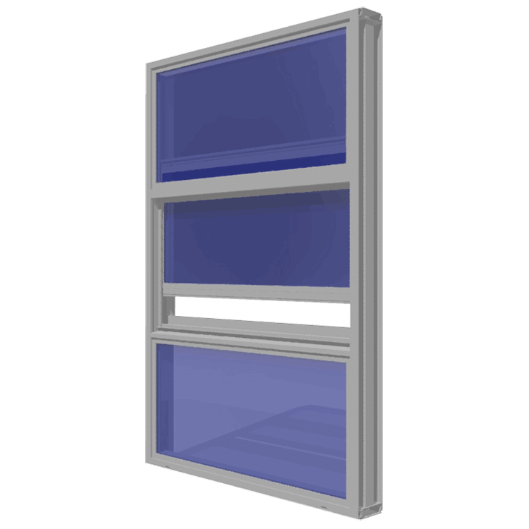 MG-250 Impact resistant single hung window wall system
